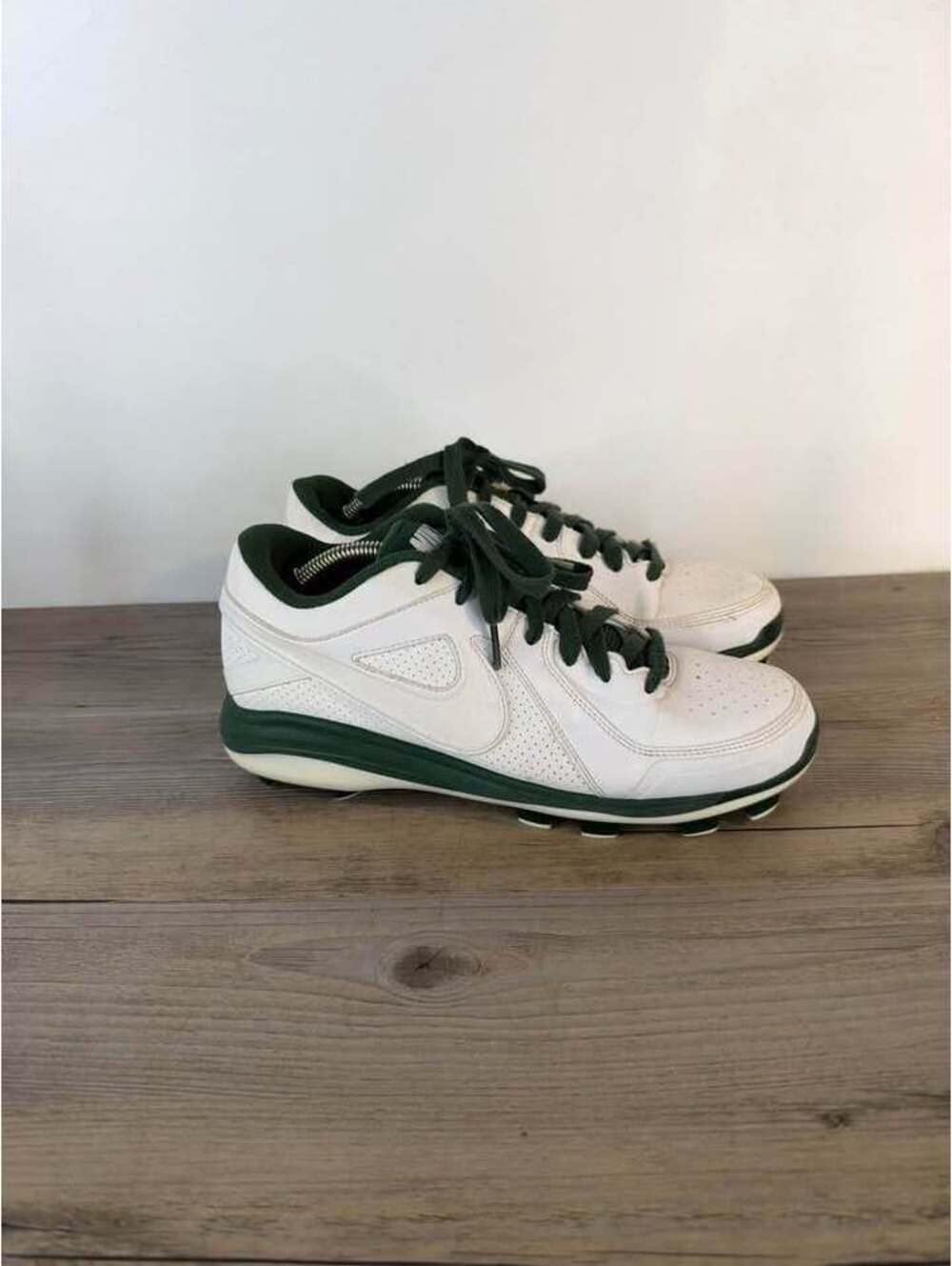 Nike Air Max MVP Pro MCS Mens Baseball Cleats Green White Size 8 540143-131